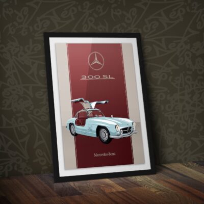 Illustration Mercedes 300SL
