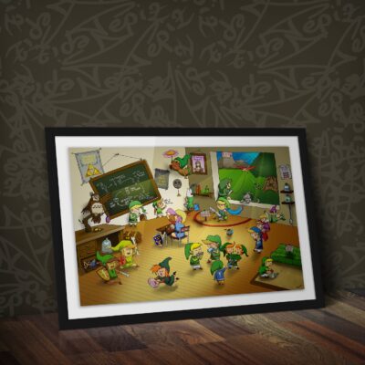 Illustration Zelda classroom