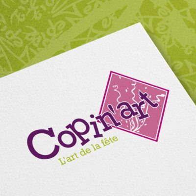 logo pour la boutique Copin'art